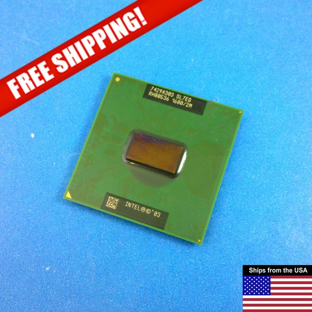 Intel Pentium M 725 SL7EG 1.6GHz 2M Cache 1600 MHz CPU Processor 1600 ...