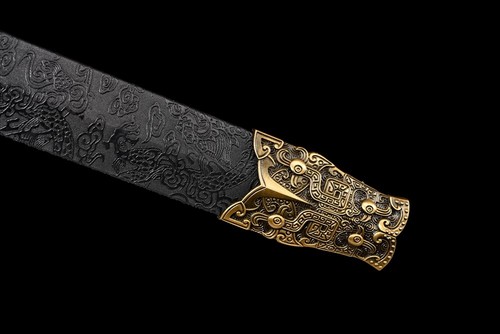 Robust Han King Jian Manganese Steel Chinese KUNGFU Sword Alloy Handle Sharp Bla - Picture 8 of 12