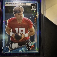 2025 Panini Donruss Optic - Graham Mertz #259 Purple Shock Prizm (RC)