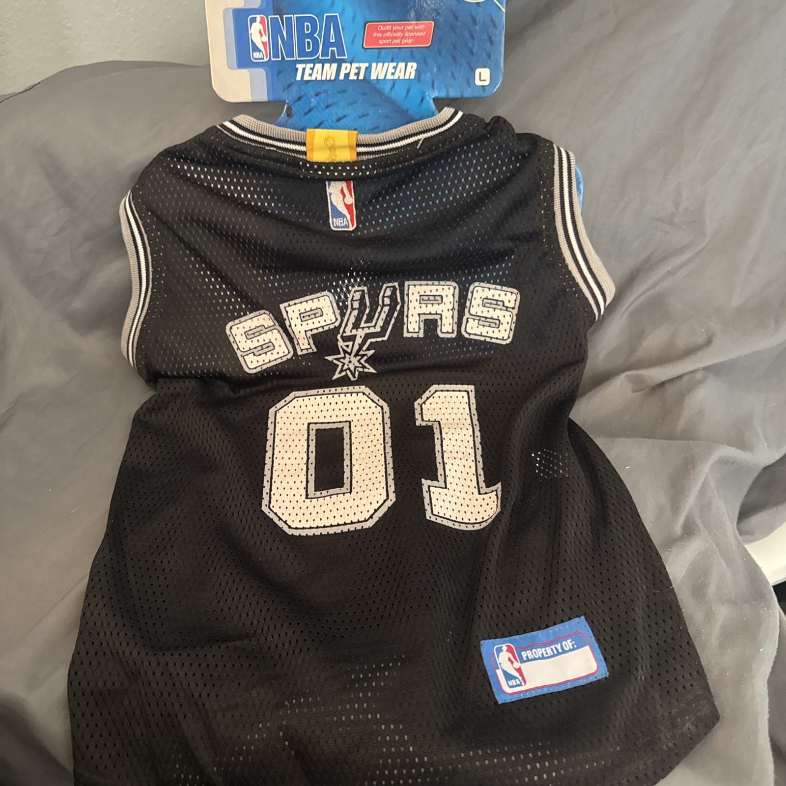 Maglia Spurs Pets Prima Squadra NBA Maglia Comoda per Cani Taglia L