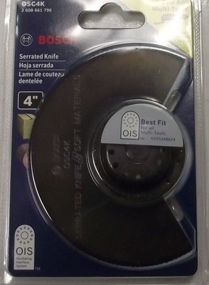 Bosch OSC4K 4'' HCS Serrated Knife Segmented Blade Swiss