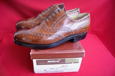 Heinrich Dinkelacker für Apollo UK 8,5 Windsor Antik Patina Whiskey Cognac NEU