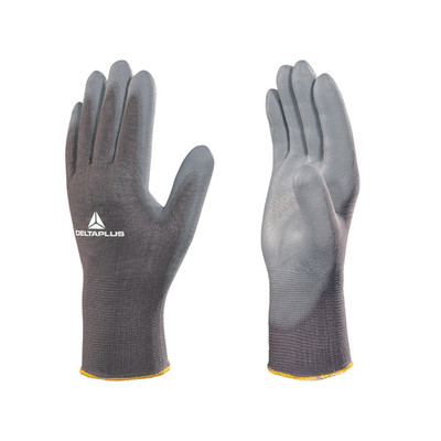 Delta Plus VE702PG-11 XX-Large Polyurethane Coated Safety Gloves - EN388 3121X