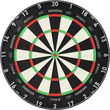 WINMAU Dart Board - Blade 6 Blade 360 Dartboard - Triple Core Carbon Series -