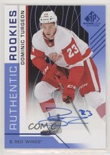 2018-19 Upper Deck SP Game Used Authentic Rookies Blue Dominic Turgeon Auto 4re