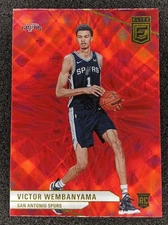 2023-24 Donruss Elite International Red Victor Wembanyama RC Spurs SP 🔥🔥🔥