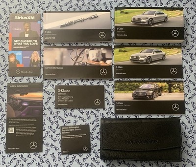 CLEAN 2025 MERCEDES S CLASS OWNERS MANUAL S65 S63 AMG E PERFORMANCE OEM SET