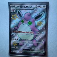 Wigglytuff ex Shiny Ultra Rare SV: Paldean Fates 222/091 NM
