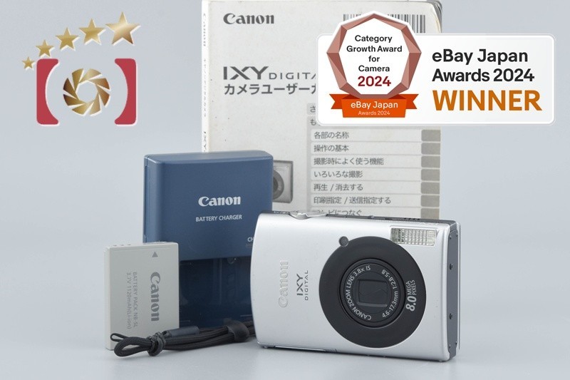 ★★★★【malo】 Canon IXY DIGITAL 910 IS Canon IXY Digital 910 IS Silver 8.0 MP Digital Camera w/ Box