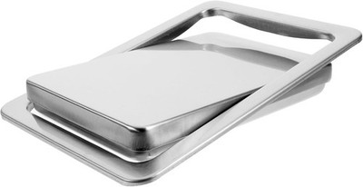 Stainless Steel Square Trash Can Lid Replacement Embedded Swing Flap Cover,