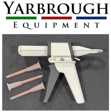 EPOXY CARTRIDGE GUN With 1:1 MIX RATIO PLUNGER W/ STATIC MIXER