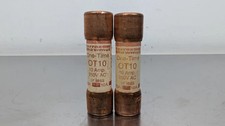 2 Pack Ferraz Shawmut OT10 One-Time Fuse 250VAC 10A K5