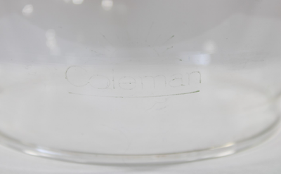 #ad #ad Coleman 200A 242 Lantern Globe Green Rising Sun Pyrex Single Mantle Vintage EX 1 $74.95