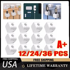 Magnetic Cable Clips Cord Organizer-Cable Smooth for Desktop,Nightstand,Wall US