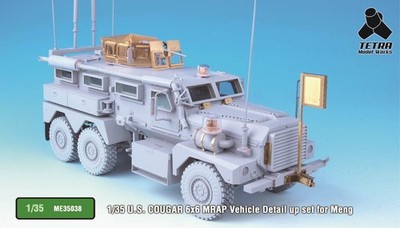 1/35 Tetra Model #ME35038 Cougar 6x6 MRAP Etching Parts for Meng Model
