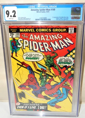 Amazing Spider-Man #149 CGC 9.2 Marvel Comics Origin Death Jackal with Clones