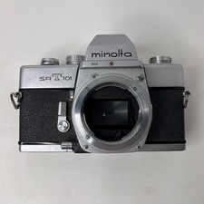 Minolta SRT 101 35mm Film Camera, Chrome For Parts/Repair 