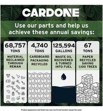 Cardone Reman Disc Brake Caliper P N 19 B7432