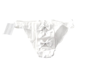 Victoria's Secret Sexy Little Things Cheekini Panty White BRIDE