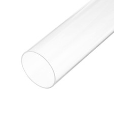 Clear Rigid Acrylic Pipe 47mm ID x 50mm OD x 305mm Round Tube