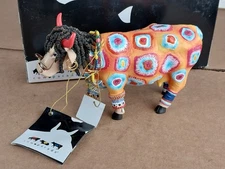 Cow Parade Miss Hippie 7764 Rare HTF 2008 With Box