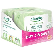 150 Count Simple SKIN CLEANING WIPE