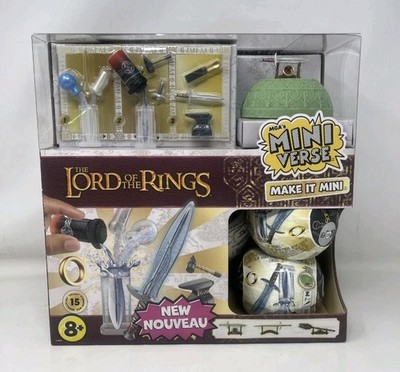 LORD OF THE RINGS MGA MINIVERSE MAKE IT MINI DISPLAY BOX w/ 11 UNOPENED
