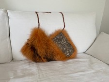 Echt Pelz Tasche Fox Fur Bag Echtes Fell mit ...