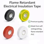 Electrical 19mm x 33m PVC Coloured Wire Insulation Tape Flame Retardant
