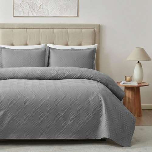 Hansleep Grey Twin Quilt Set, Twin  Assorted colors , sizes