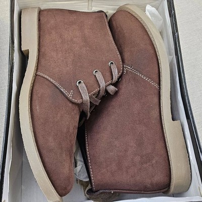 Joseph Allen JA16001 Chukka Casual Boots Brown Suede Lace Up JA16001M Boys 5