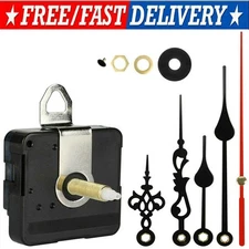 DIY Clock Parts Movement Quartz Mechanism Wall Replacement Repair Tool Hands Kit