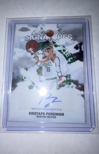 2025 Topps Chrome Kristaps Porzingis Sky Write Signatures (RAW)