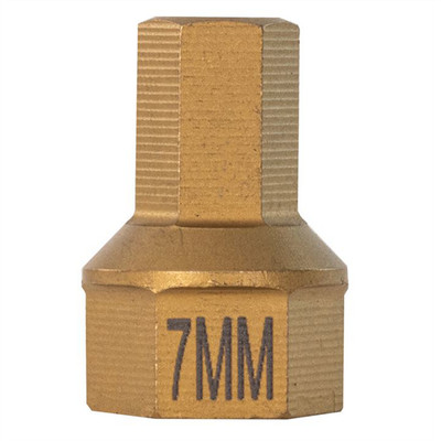 Mayhew 7 MM Metric Hex Dual Drive Bit, 7/16'' Drive