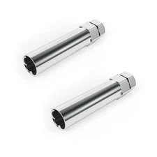  2pcs Large 6 Point Spline Drive Tuner Replacement Socket Large 6-Spline Silver