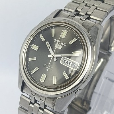 Seiko 5 Automatic 6119-8083 Day/Date Sunburst Dial Vintage Men's