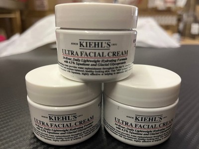 3x Kiehl's Ultra Facial 24 Hour Daily Moisturizing Cream - 28 ml/0.95 oz Each