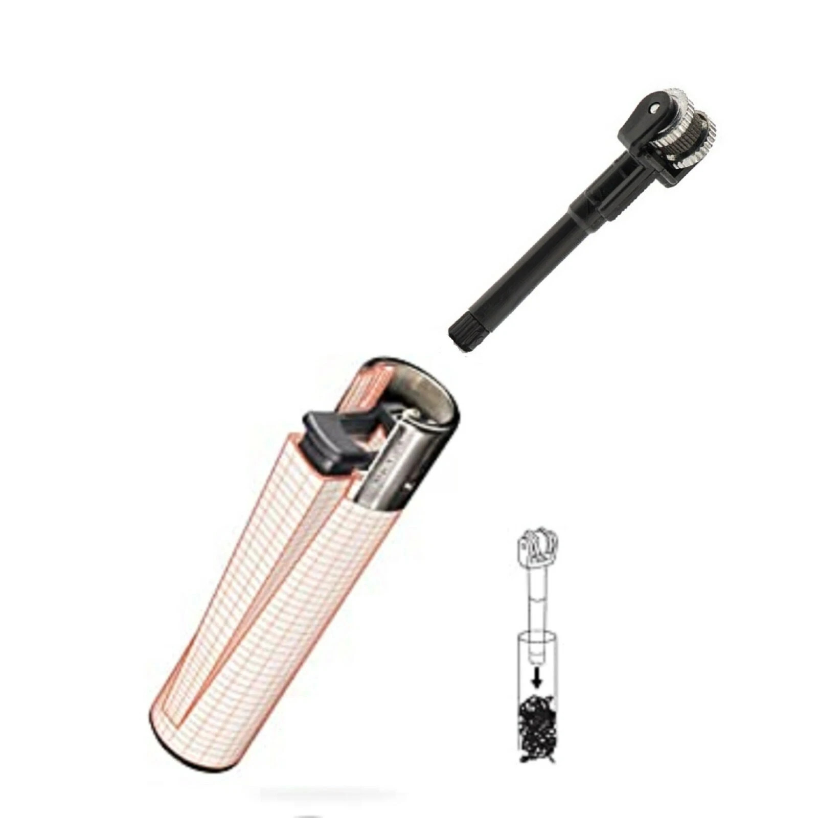 5PCS Flint Barrel Replacement Wheel Flint Stone Lighter Accessories For Clipper