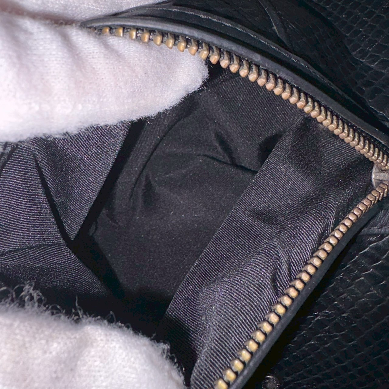 Y2K COACH Python Embossed Leather Drawstring 2-Wa… - image 19