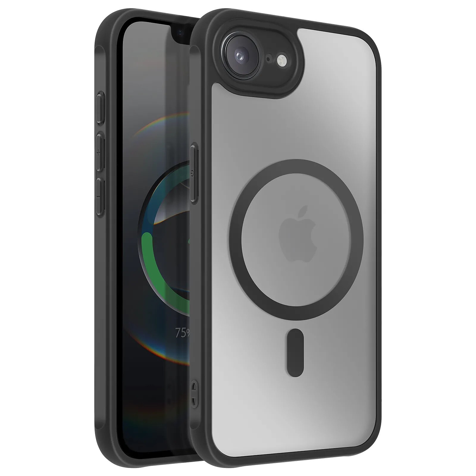 Coque iPhone 17e rigide mate Avizar Frost colorée et mince
