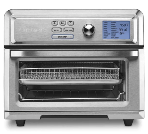Cuisinart Air Fryer Toaster Oven TOA-65FR, Digital Display, 1800W SS-USED