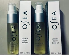 2PS SET NIB 2025 Osea Undaria Algae Body Oil 0.6fl.oz. Mini/Deluxe Travel Sz ea