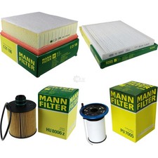 MANN-FILTER Inspektionspaket für Fiat Doblo Großraumlimousine 1.6 D Multijet