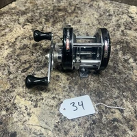 Vintage Abu Garcia Ambassadeur 5500CA Fishing Reel Round Baitcaster -- Sweden
