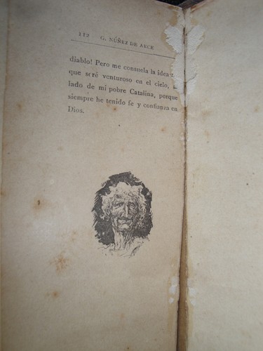 Sancho Gil 1901 Book Madrid Spain Gaspar Nunez De Arce Novela Fantastica Cuba - Imagen 3 de 12