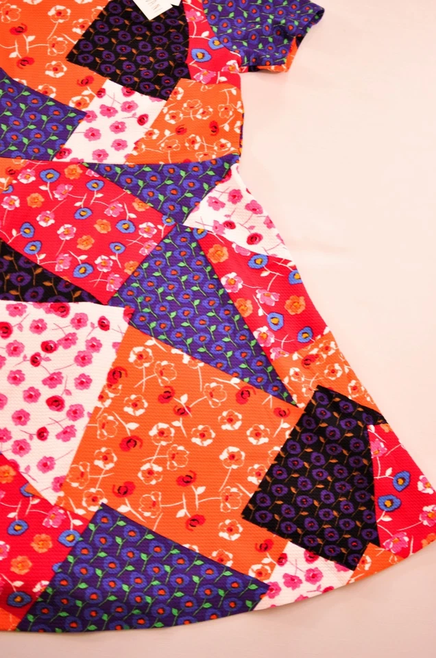 mujer lavado y desgaste SAMI & DANI vestido talla 10 espalda cremallera colorido manga corta Foto 4 de 4