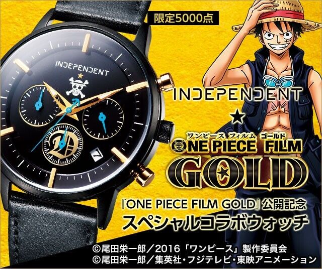 Wrist Watch ONE PIECE FILM GOLD Special Collaboration INDEPENDENT