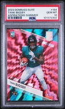 2023 Panini Donruss Elite #184 Tank Bigsby Aspirations Shimmer 472/625 PSA 10
