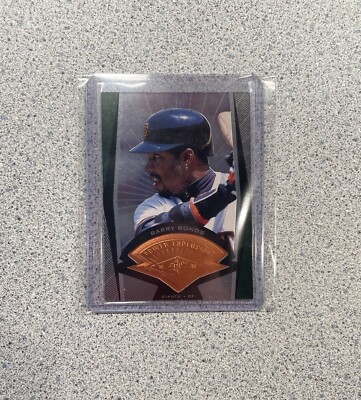 1998 SPx Finite Power Explosion #49 Barry Bonds /4000 San Francisco Giants MVP