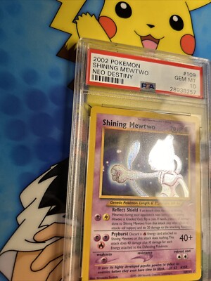 who has the most expensive pokemon card Mewtwo Holo 1999 Crystal Card Series main image 1